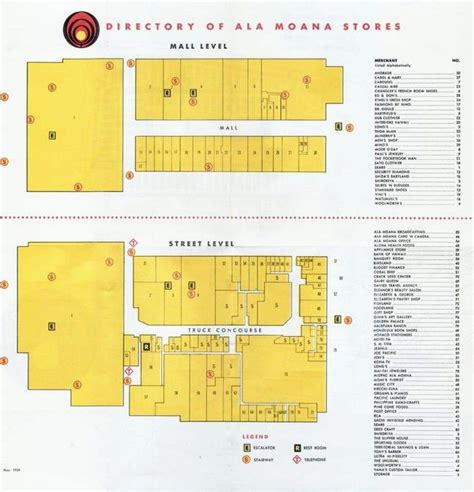 ala moana mall store directory.